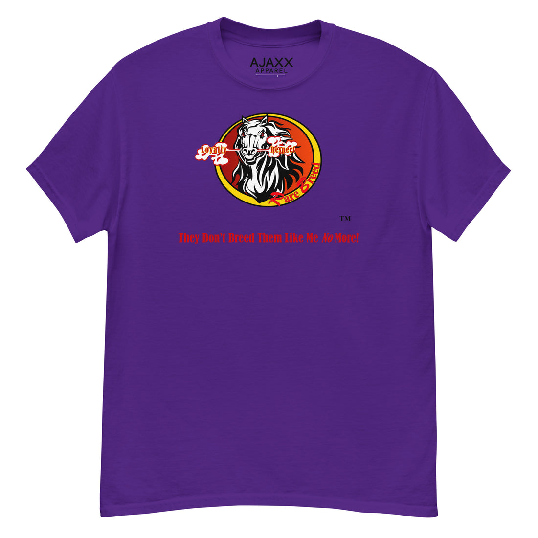 Rare Breed UNISEX SHORT-SLEEVE CLASSIC TEE (Purple)