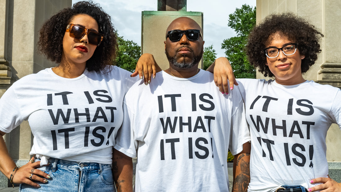 IT IS WHAT IT IS UNISEX TEE (SNOW WHITE)